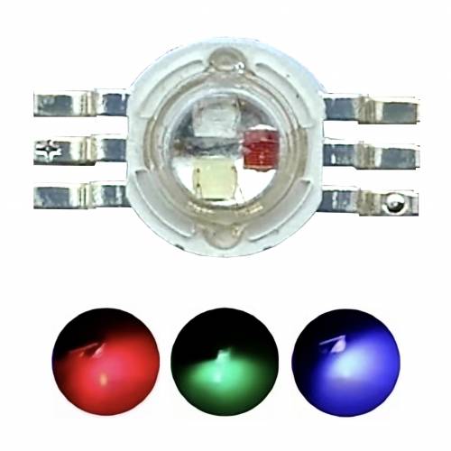 Dioda POWER LED 3W 3X1W OPTOTECH RGB 28mil